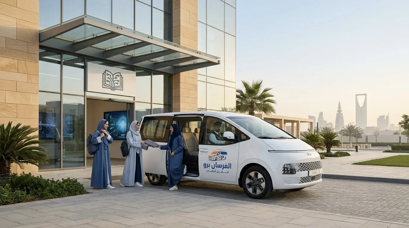 توصيل طالبات الكلية الرقمية بالرياض